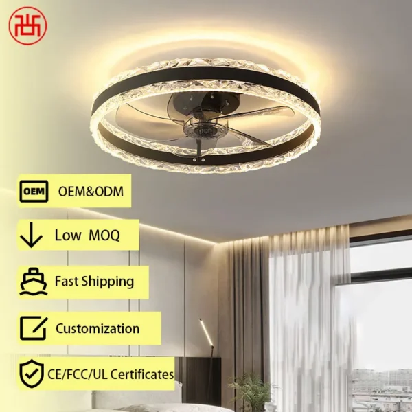 Ceiling Fan, LED, BLDC