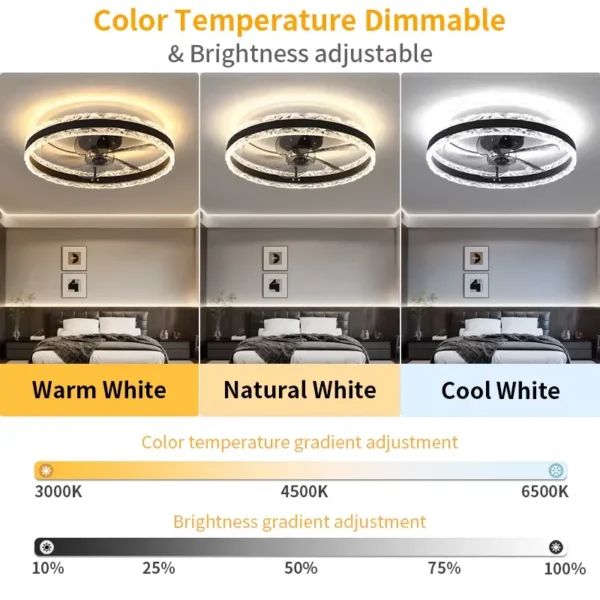 Ceiling Fan, LED, BLDC - view 3
