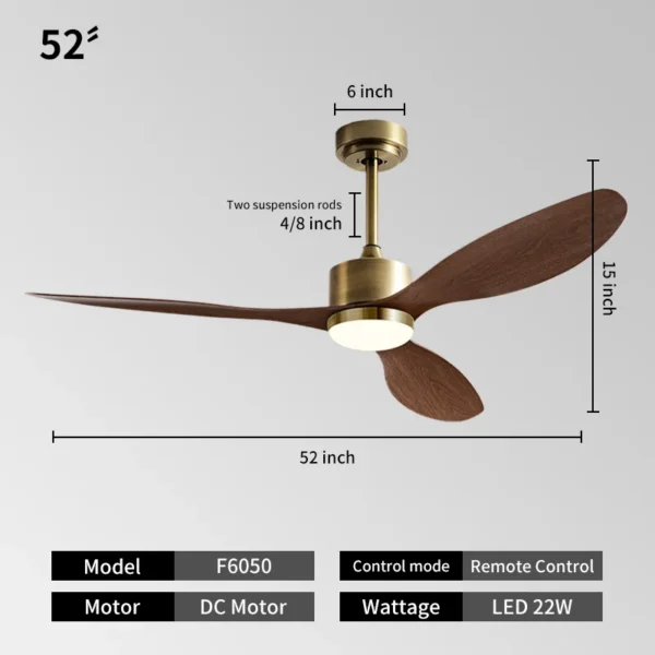 Ceiling Fan, LED, BLDC, STAR - view 5