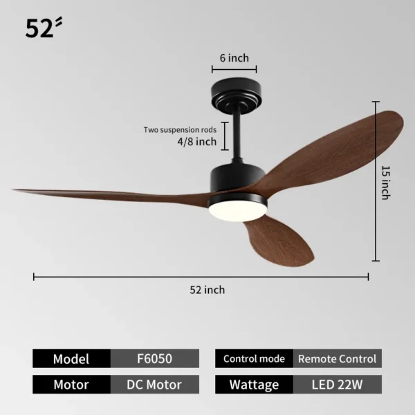 Ceiling Fan, LED, BLDC, STAR - view 6