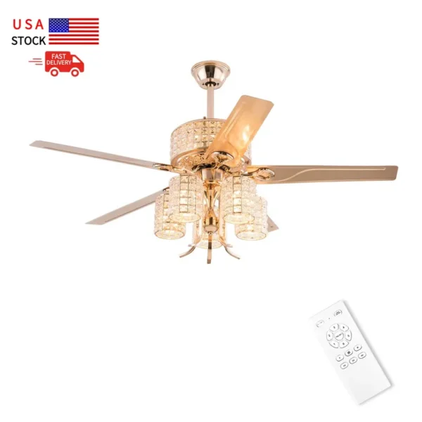 Ceiling Fan, LED, Copper