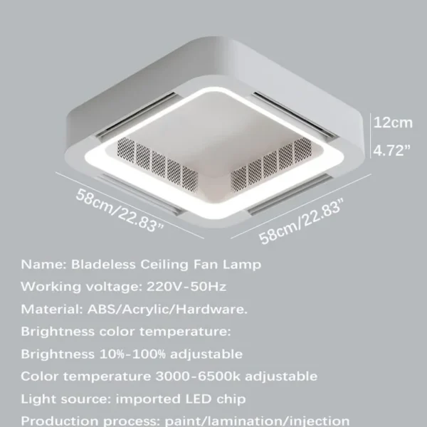 Ceiling Fan, LED, Copper - view 3