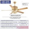 Ceiling Fan, LED, Copper - view 4