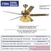 Ceiling Fan, LED, Copper - view 6