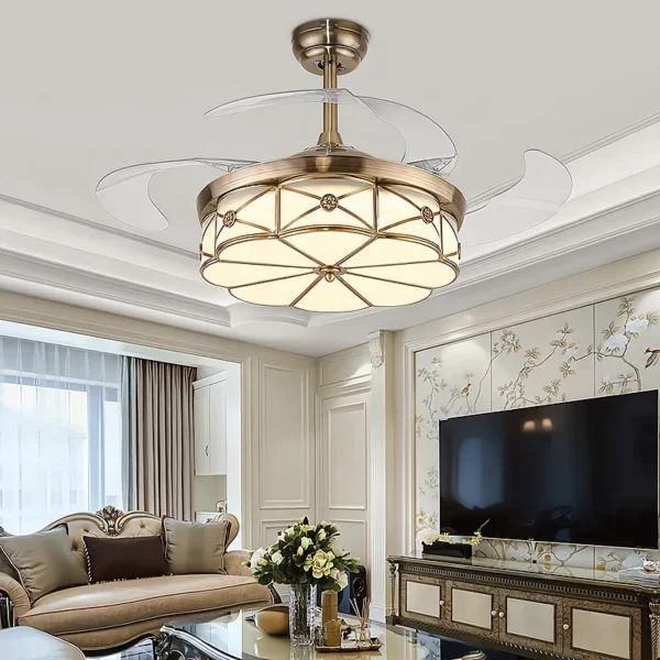 Ceiling Fan, LED, Copper+PC