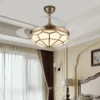 Ceiling Fan, LED, Copper+PC - view 6