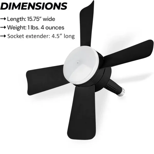 Ceiling Fan, LED, E26/E27 - view 2