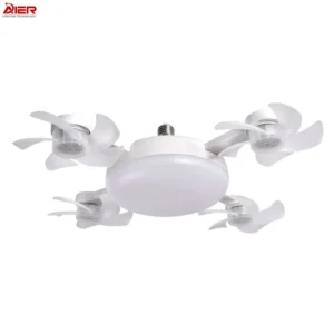Ceiling Fan, LED, E27, Ceiling Mount, ABS Plastic, AC85-265V