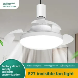 Ceiling Fan, LED, E27, ABS