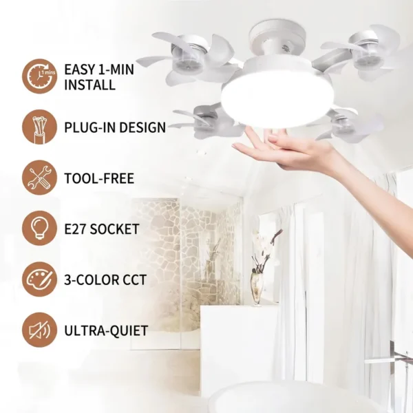 Ceiling Fan, LED, E27 - view 2