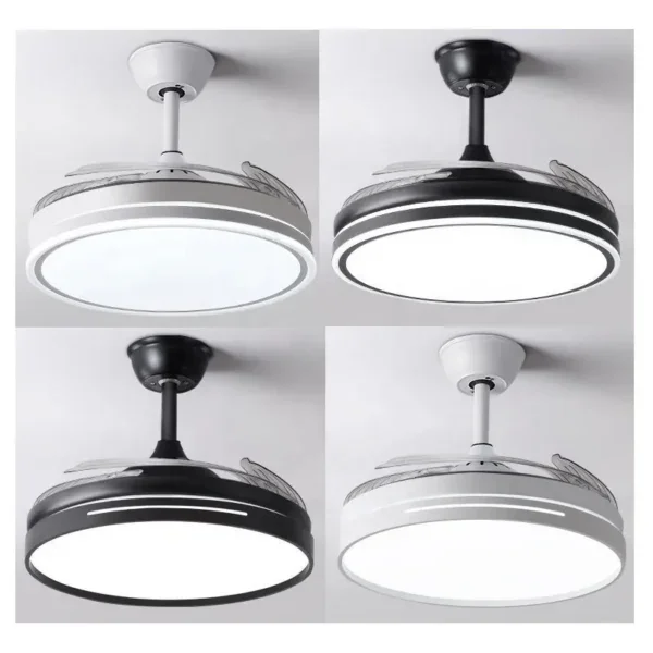 Ceiling Fan, LED, Iron + Splint