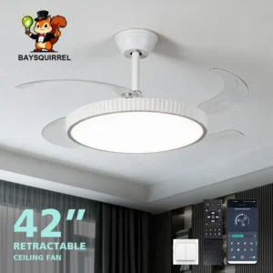 Ceiling Fan, LED, K-9319, Ceiling Mount, 240RPM, 100-240V