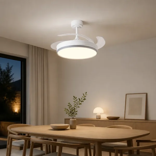 Ceiling Fan, LED, Metal+Plastic blades - view 2