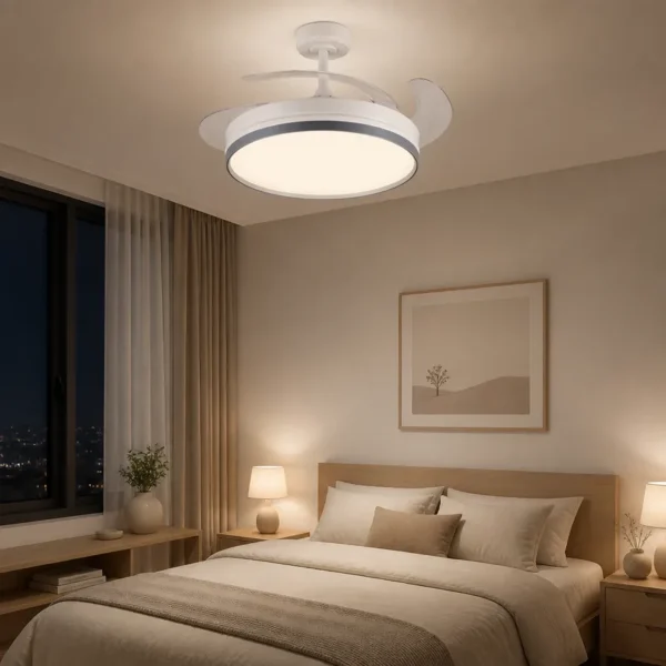 Ceiling Fan, LED, Metal+Plastic blades - view 5