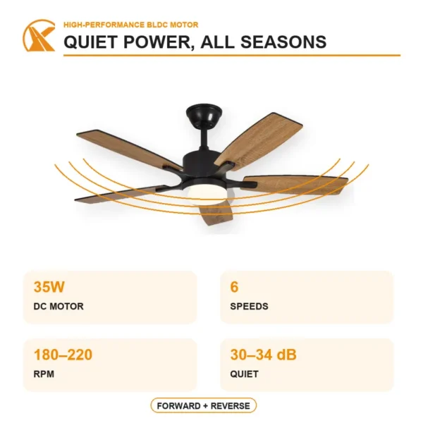 Ceiling Fan, LED, XH-1304 - view 3
