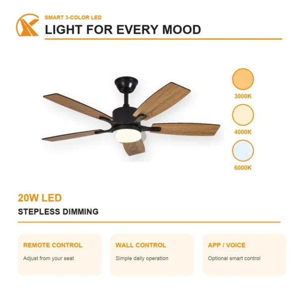 Ceiling Fan, LED, XH-1304 - view 4