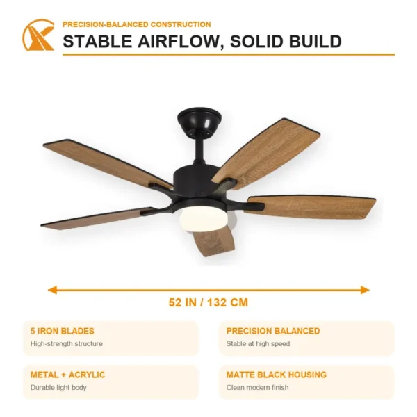 Ceiling Fan, LED, XH-1304 - view 5