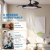 Ceiling Fan, Metal+Plastic, 6 Speed Choice - view 3