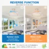 Ceiling Fan, Metal+Plastic, 6 Speed Choice - view 4