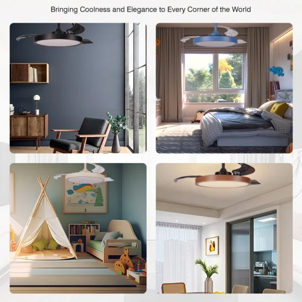 Ceiling Fan, Metal+Plastic, 6 Speed Choice - view 6