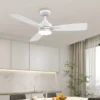 Ceiling Fan, Metal+Solid Wood - view 2
