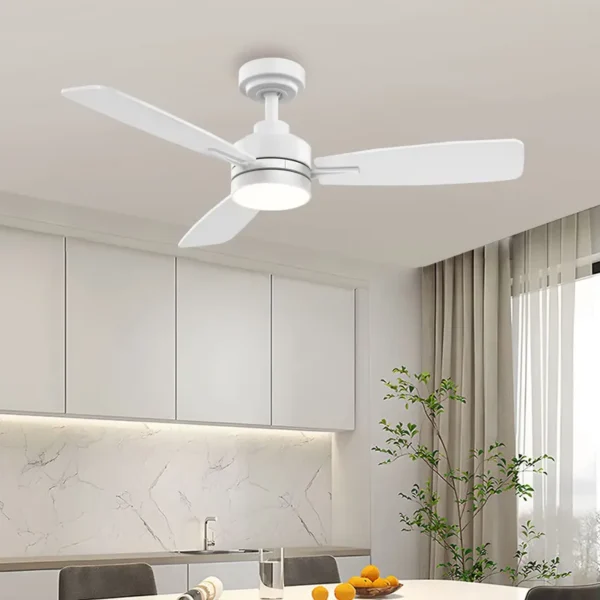 Ceiling Fan, Metal+Solid Wood - view 2