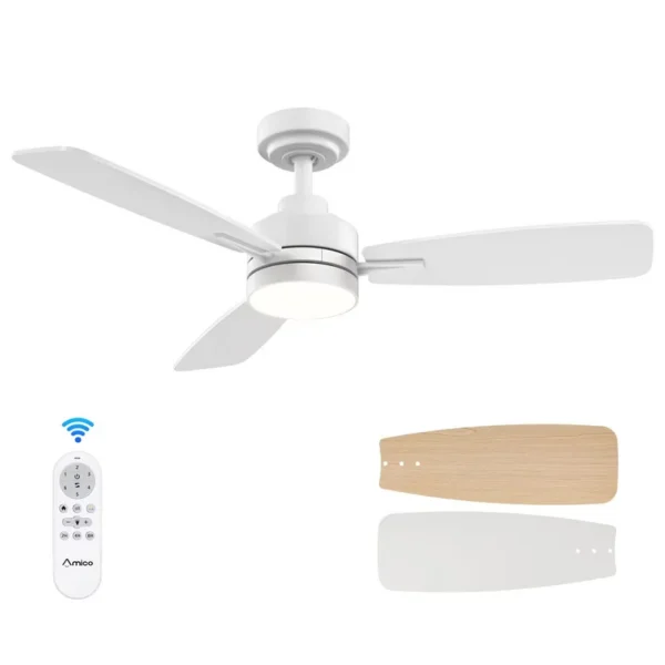 Ceiling Fan, Metal+Solid Wood - view 4