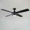 Ceiling Fan, Metal+Solid Wood - view 5