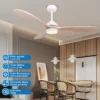 Ceiling Fan, Metal+Solid Wood, 6 Speed Choice