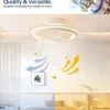 Ceiling Fan, Plastic, LED, 6-Speed - view 6