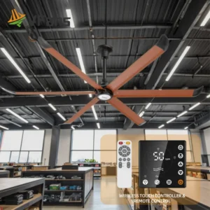 Ceiling Fan, PMSM, HVLS