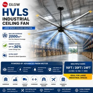 Ceiling Fan, PMSM, HVLS, 220 V, 90rpm