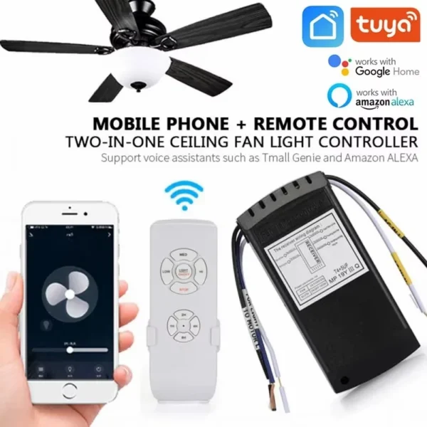 Ceiling Fan, QIACHIP, FLC06-110V or 220V - view 2