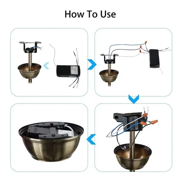 Ceiling Fan, QIACHIP, FLC06-110V or 220V - view 4