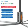 Ceiling Fan, RTFAN, 16ft, Aluminum