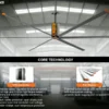Ceiling Fan, RTFANS, HVLS, 14ft, 16ft - view 3