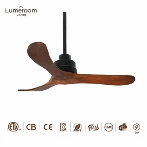 Ceiling Fan, USA, 35W, Solid Wood + Metal, W2352P373510