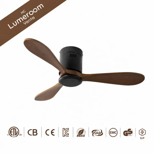 Ceiling Fan, USA, 35W, Solid Wood + Metal - view 6