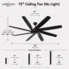 Ceiling Fan, USA, 50 W - view 4