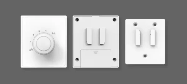 Ceiling Fan, Wall, 56W, Plastic - view 3