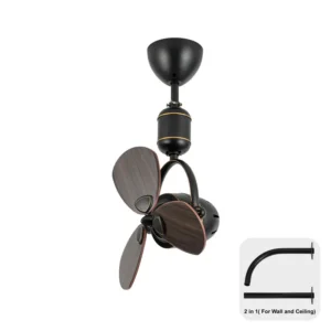 Ceiling Fan, Wall, Brushless, 16 Inch, OCF2193, DC Motor