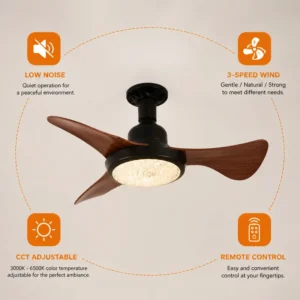 Ceiling Fan, Wall, FS-3Y-R635