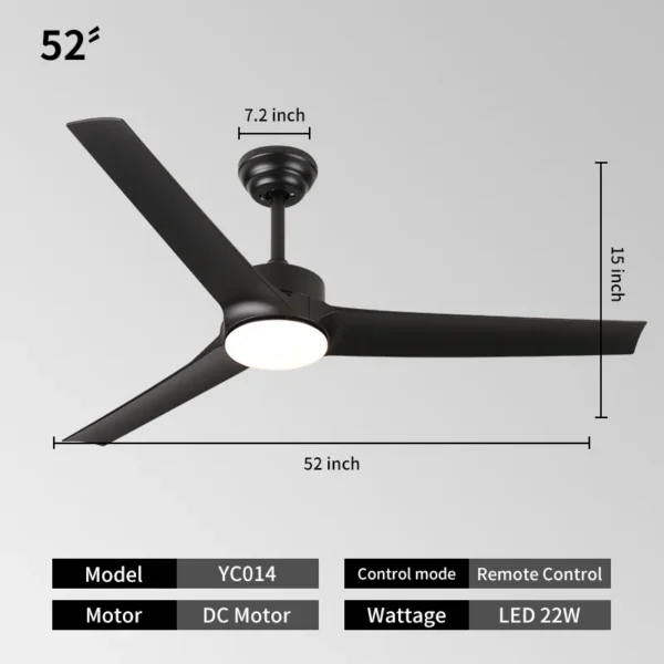 Ceiling Fan, Waterproof, BLDC, ABS - view 6