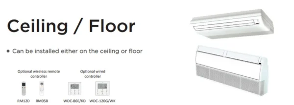 Ceiling Inverter Air Conditioner, 220v, 60hz, 600000btu, 5ton - view 4