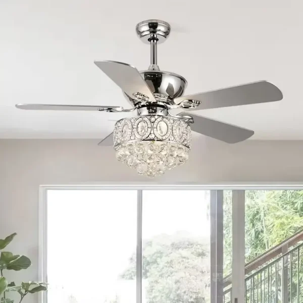 Ceiling Luxury Ceiling Fan, 110-240V, Metal - view 3