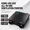 Ceiling Mounted Ventilation Fan, ERV, 220 V, Corded Electric