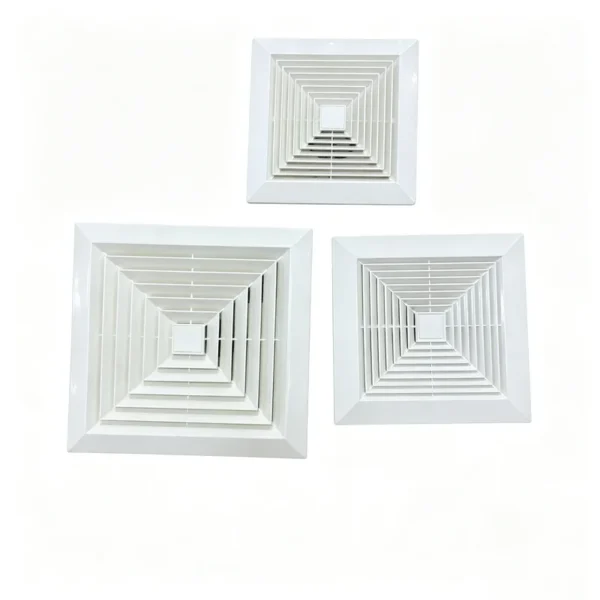 Ceiling Ventilation Fan, Plastic, 220V, Electric - view 3