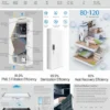 Centralized Energy Recovery Ventilator, ERV, 120m2 - view 5