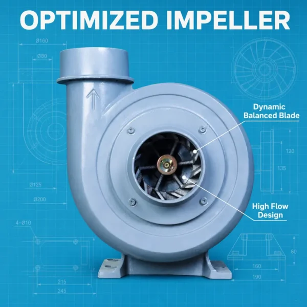 Centrifugal Blower, 220 V, 5 - view 2