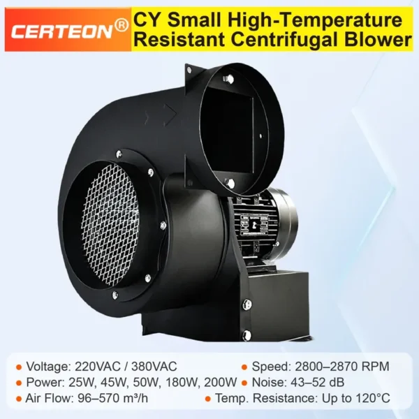 Centrifugal Blower, 220V, 380V, 25-200W - view 2